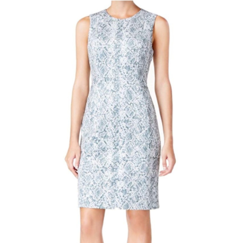 Calvin Klein Womens Animal Print Casual Dress